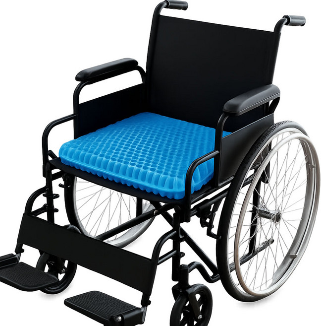 아르카 땀이 차지 않는 시원한 휠체어방석 욕창방지매트, 1개, 본품 + 커버