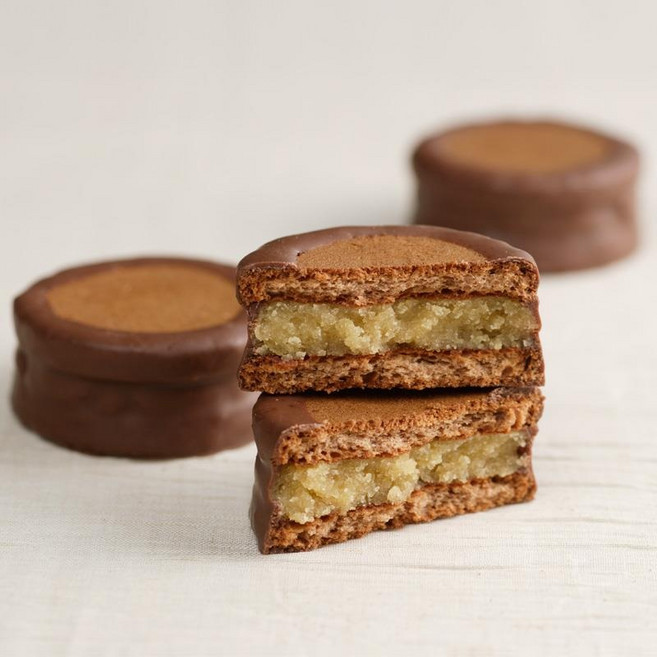 일본 롯카테이 육화정 초코마론 코코아비스킷 샌드, 1개, 45g