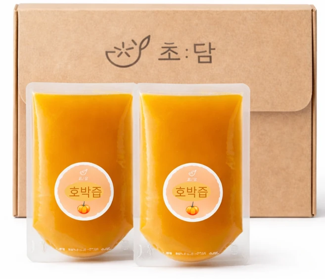 초담 수제 늙은호박즙 비법달임액으로 만든 정제수 무첨가 국내산 호박진액, 15개, 100ml - 쿠팡