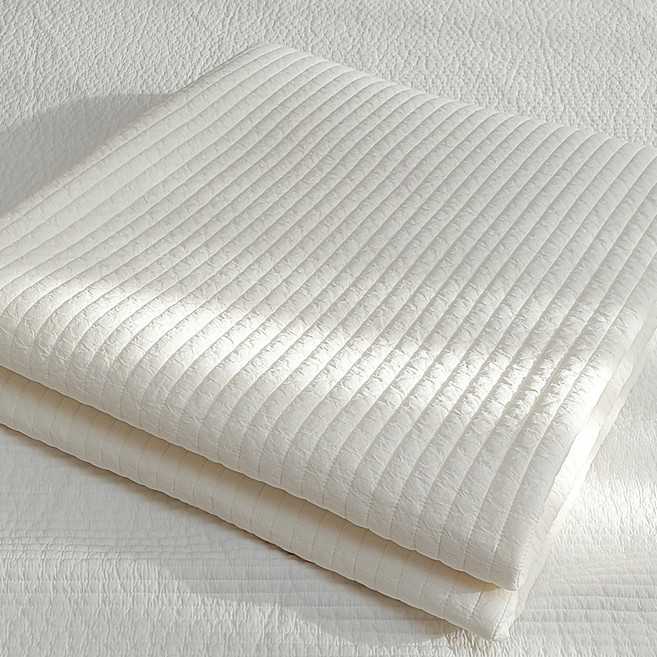 라비쉬앳홈 고밀도 100수 순면 피그먼트 이불 라지킹 패밀리 침대패드, 1.화이트