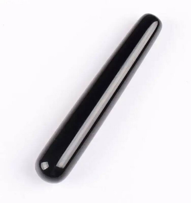 옥구슬 손지압 괄사 안마기 요니 에그 천연 흑요석 핑크 그린 옥 광택 마사지 힐링 앱 건강 관리 도구 S M L, 1개