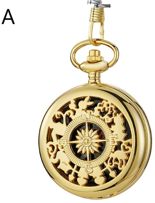 엔틱나침반 빈티지 청동 플립 나침반 포켓 시계 디자인 야외 하이킹 탐색 아이 선물 복고풍 금속 휴대용 생존 도구 스포츠 아웃도어 액티비티 활동 내구성 안전한, 2) A, 1개