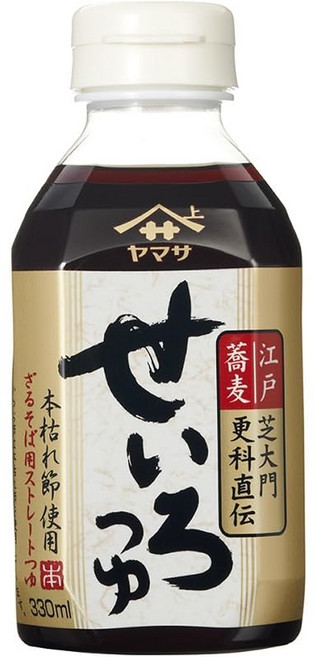 YAMASA 야마사 세이로 쯔유 330ml 메밀국수 소스, 1개, 1L