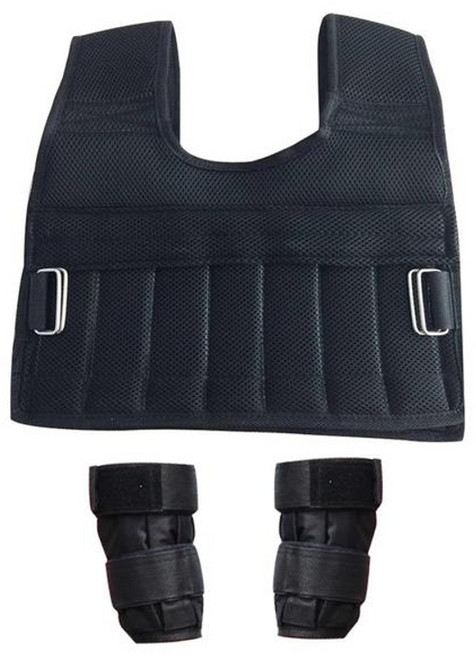 뮤직 기계 기구 라이트 뮤직 기계 기구 라이트 5kg 20kg 60kg 가중 조끼 조정, 하얀