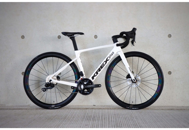 KREXplus U3 碳纖維公路車 Shimano DI2 105 R7170 12速 KREX KC150碳纖輪組, 1個, U3 碳纖維公路車車架組+三套件