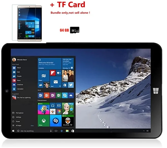 8인치 8GB RAM 64비트 시스템 윈도우 10 포켓 태블릿 PC AR3 듀얼 카메라 코어, 02 2G 32G Z3735, 03 Add 32G TF Card