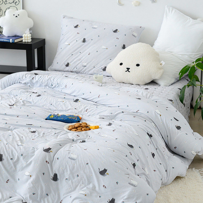 해피니 이불베개세트 주토피아 차렵이불 베개세트 퀸