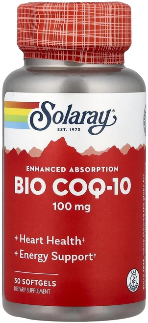 새해 첫좋은선물 Solaray Bio COQ-10 100mg 소프트젤 30정 제대로 할인합니다, SolarayBioCOQ10100mg소프트젤30정, 1개 - 쿠팡