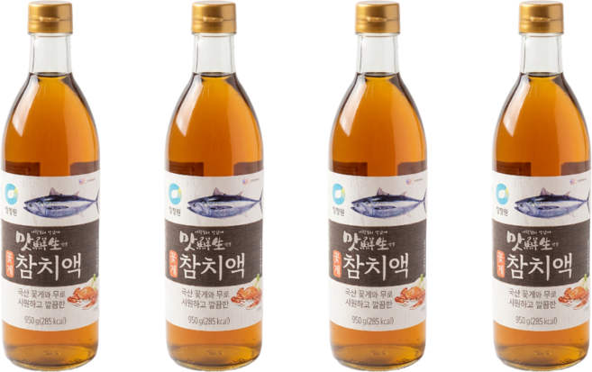 [대상] 청정원 맛선생 꽃게 참치액 950ml x 4개