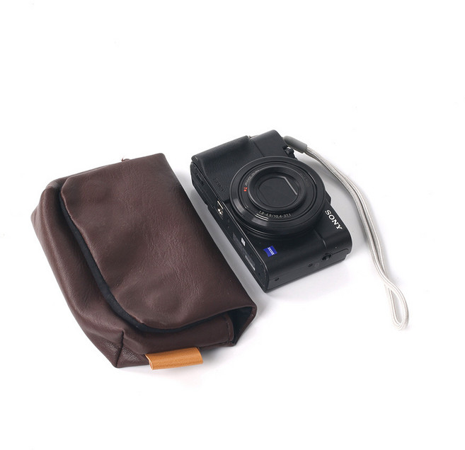 마켓세일러 카메라 파우치 똑딱이 케이스 마그네틱 가방 GR3 GR4 호환 S 소, 에스프레스 브라운