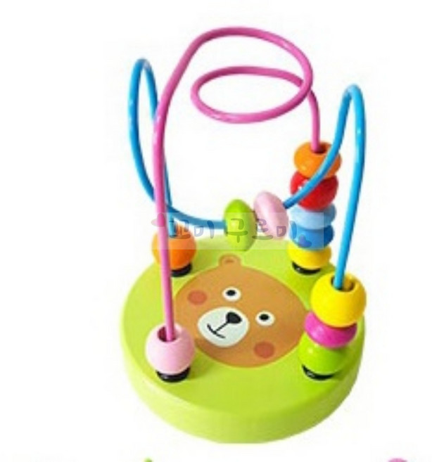 꼬미구르미 미니 베이비 롤러코스터, 그린, 옐로우 외 혼합색상, 1개