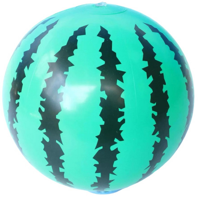 萱寶媽咪baby童裝館 兒童夏季沙灘球 - 彩色、亮片、西瓜造型充氣, 40公分西瓜球, 1個, 40cm