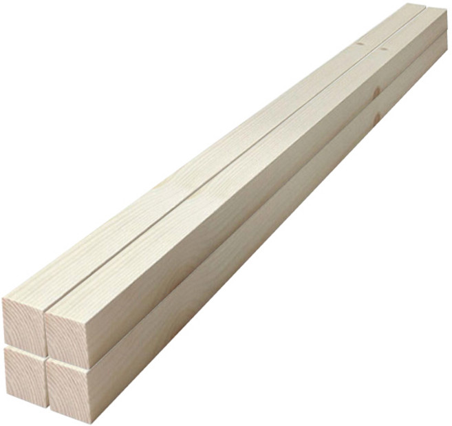 레드파인 각재(집성목) 30X30X500mm 4개, 1세트