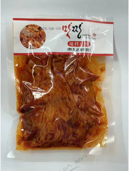 <킹콩푸드>맛짱 인조고기 무침 밑반찬 중국식품, 2개, 200g
