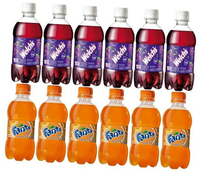 과즙탄산음료 여름 청량 페트 300ml 12병, 1박스