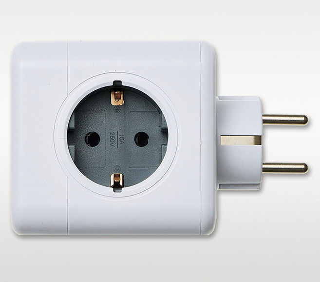 파워아트큐브v2 4구 USB 고용량 선없는 디자인 벽 멀티탭, 77mm, 화이트, 1개, 화이트