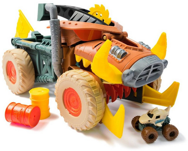 몬스터 잼 미니 메갈로돈 매드 호그 쵸퍼와 트럭 Monster Jam Mini Jam Megalodon Mad Hog Chomper and Monster Truck, 여러 가지 빛깔의