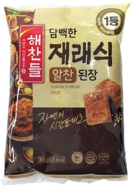 CJ 해찬들 구수하고 담백한 재래식된장, 300g, 140개