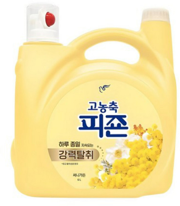 피죤 고농축 섬유유연제 써니가든 본품 6L x 1개