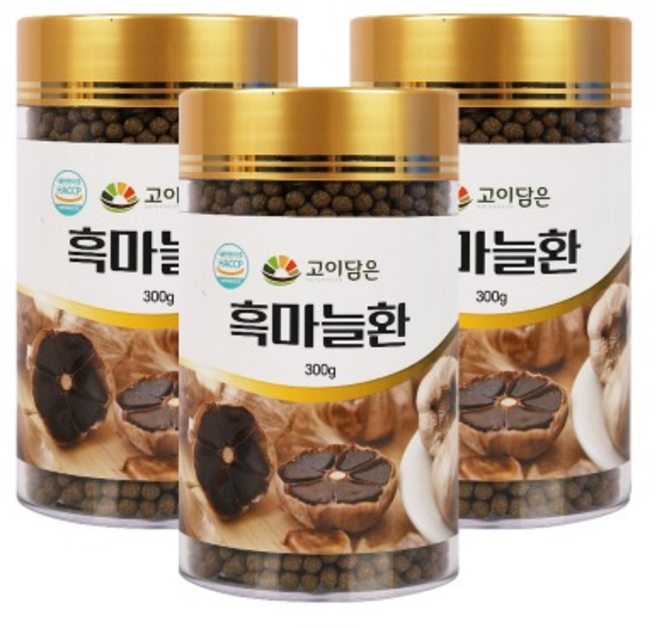 흑마늘환 300gx3병, 1개, 1g
