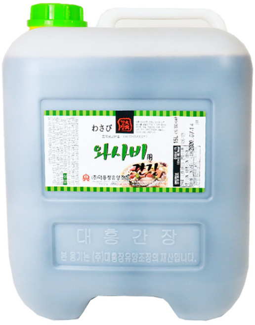 대흥 와사비간장 15L, 1개