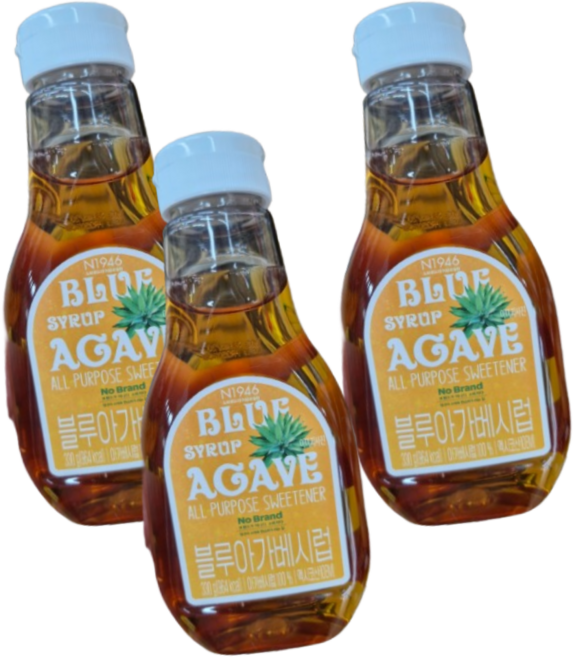 노브랜드 블루 아가베 시럽, 3개, 330g
