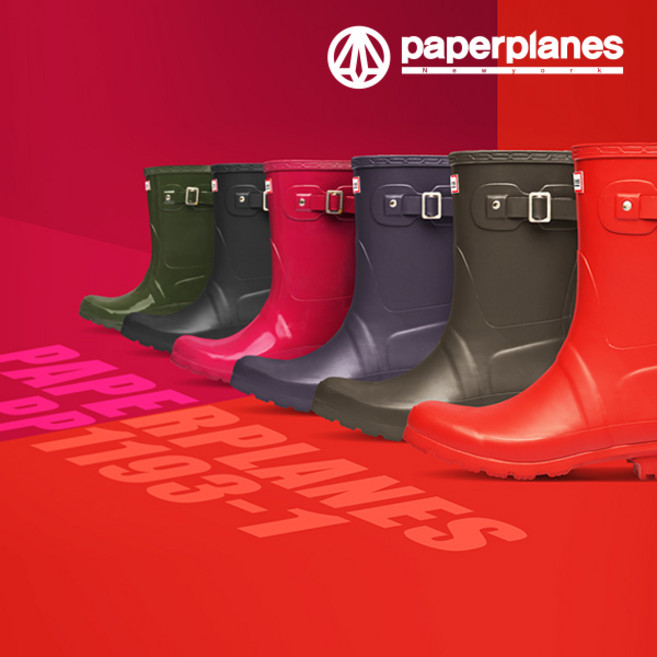 페이퍼플레인 여성용 레인부츠 PP1193-1
