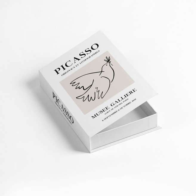 헤이띵스 모형책 수납함 리모컨 소품 정리함, D. 피카소(새)