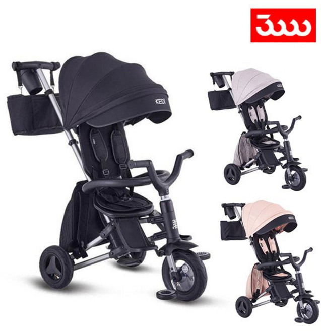 2021삼천리 케디 폴딩 세발자전거 그레이 +미니카세트 증정, 1개