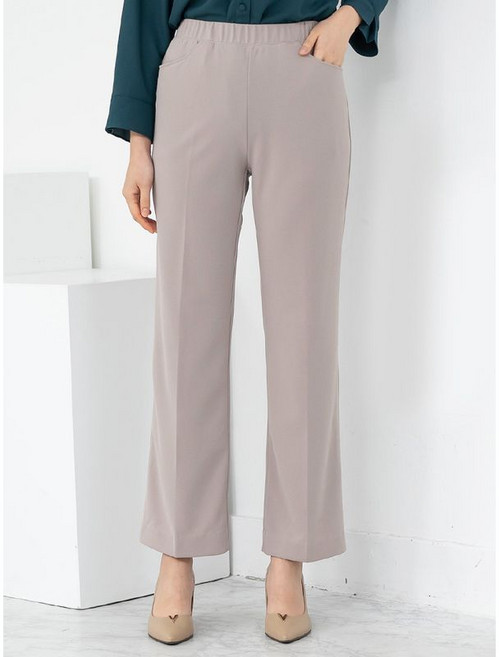 모슬린 엄마옷 와이드 베이직 밴드바지 MQG126281 마담 미시옷 중년여성의류 빅사이즈 50대 60대여성옷