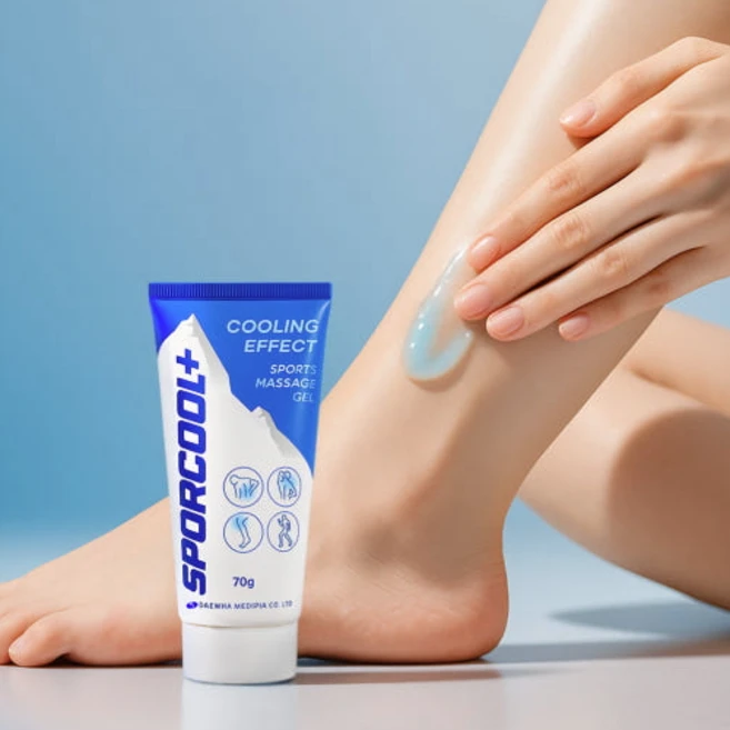 쿨링겔 바르는파스 스포츠마사지겔 근육통 냉찜질 스포쿨 SPORCOOL+ 70g, 1개, 1개입 - 쿠팡