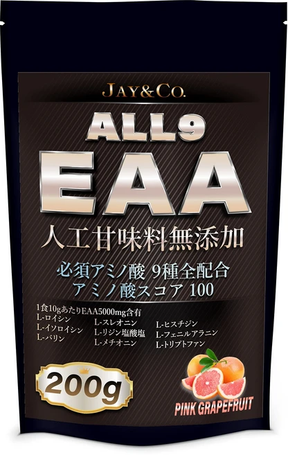 JAY&CO. 100 ALL9 EAA 아미노산 점수 인공 감미료 무첨가 필수 아미노산 9종을 전, 1개 - 쿠팡
