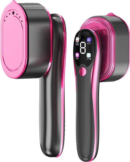 Richmagic 핸디형 스팀 다리미 스탠드 평면식 드라이식 스팀식 올인원 접이식 휴대용 스팀다리미, 그레이, 그레이