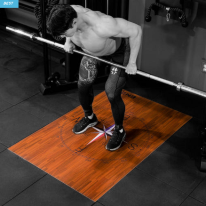 홍스타츠 이펙트 보드 역도 스쿼트 발판 매트 데드리프트 플랫폼 우드 헬스, 25T, 1개