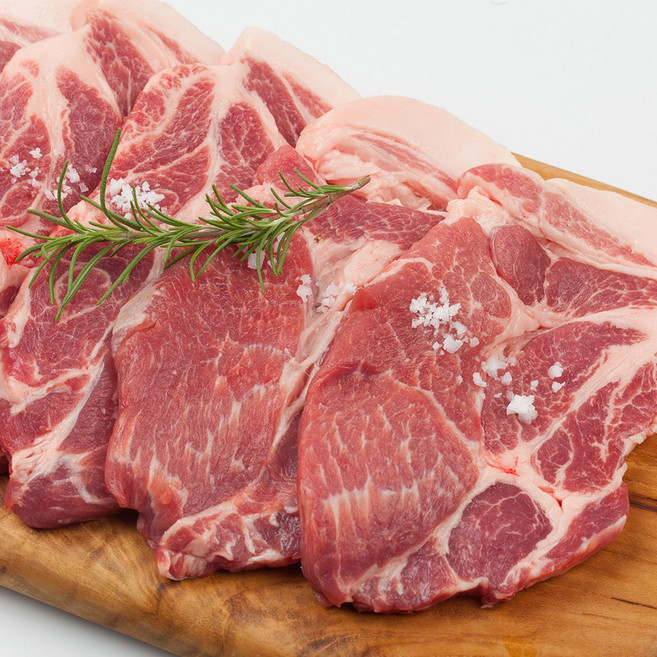 한돈 냉장 돼지고기 목살 구이용 숯불용 수육용 500g 1kg, 03_국내산 목살 숯불용 500g