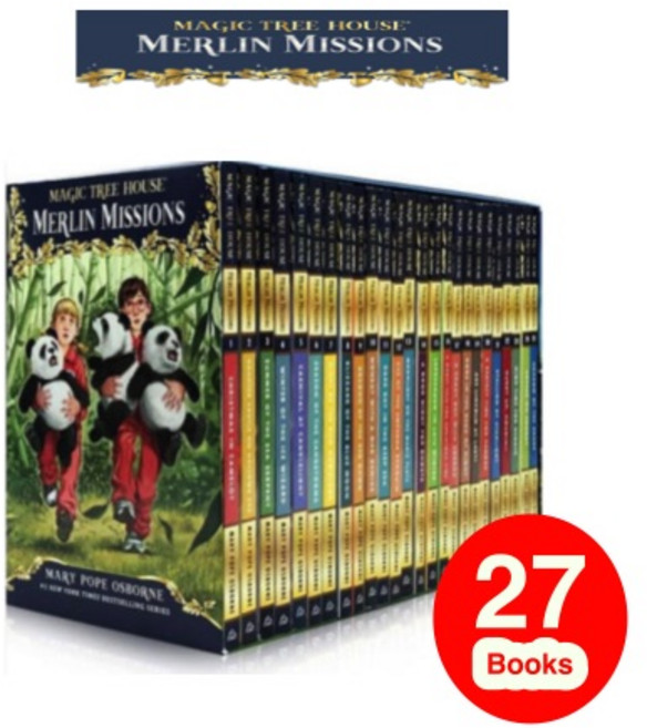 (제이제이브라더)Magic Tree House Merlin Missions 27권 세트 매직 트리 하우스 세트 멀린 미션 -정식음원제공