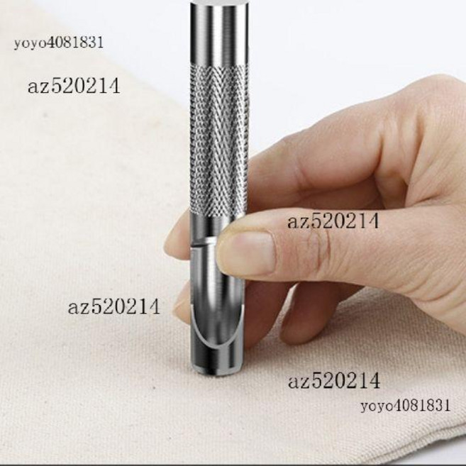 皮具沖孔沖子 圓一字形打孔器 皮帶腰帶打孔工具 高硬度沖孔工具, 1個
