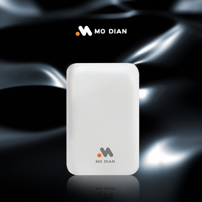 MO DIAN 10000mAh 磁吸式行動電源, 珠光白