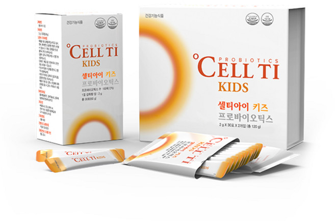 셀티아이 키즈 [생균전문관리유산균]잘 누는 아이 유산균 하루 한 포 키즈 어린이 유산균, 2박스, 30회분