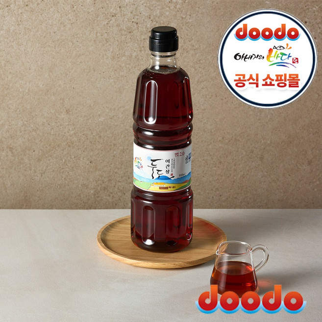 국내산 100% 어간장 3년 이상 숙성, 1개, 800ml