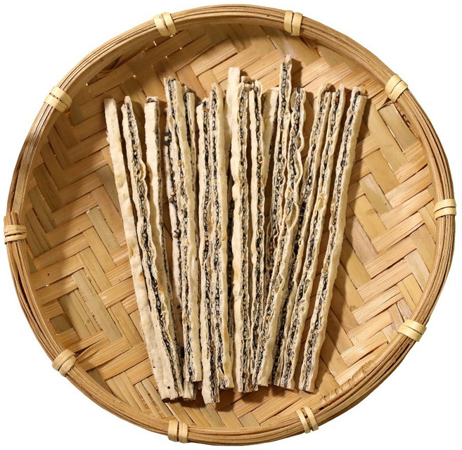 菓青市集 黑芝麻鱈魚絲, 200g, 1個