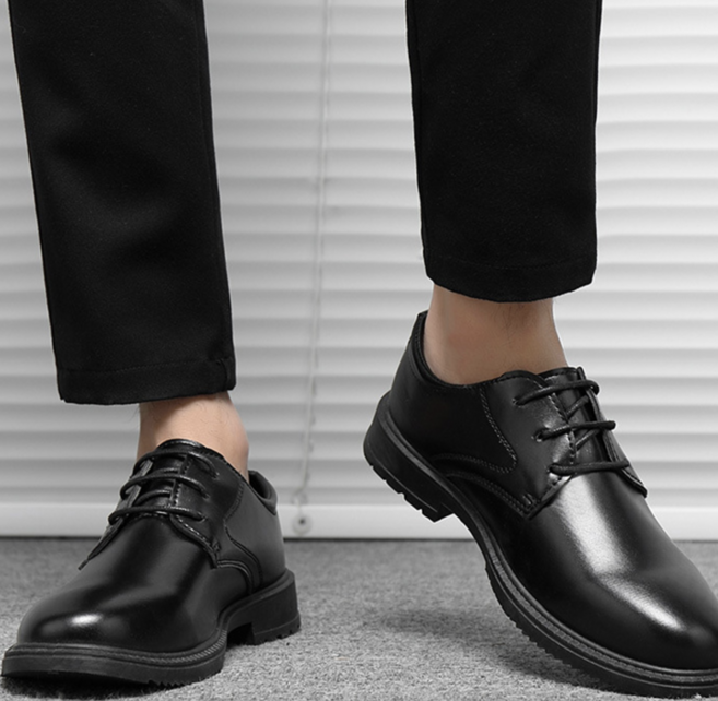 폴라데 볼넓고 발편한 남성구두