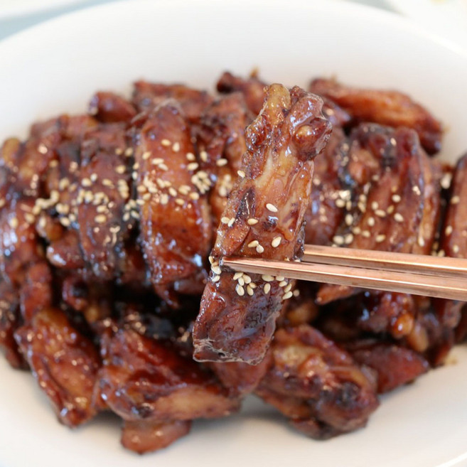 국산 넓적다리 간장 양념 숯불 닭갈비 밀키트, 1개, 1kg