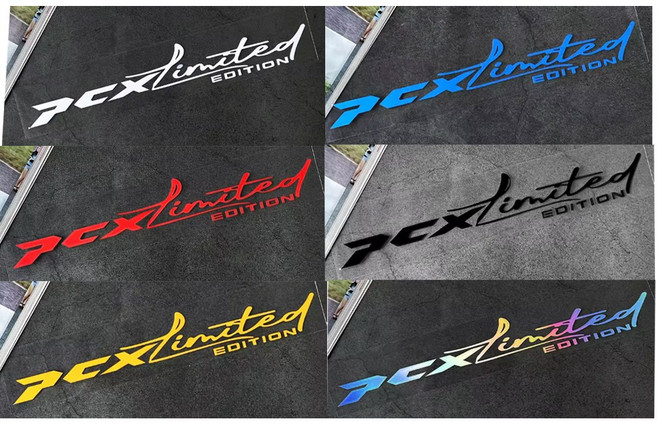 셀렉트템 혼다 PCX 호환 데칼 로고스티커 엠블럼 튜닝스티커 튜닝, 2개, 골드