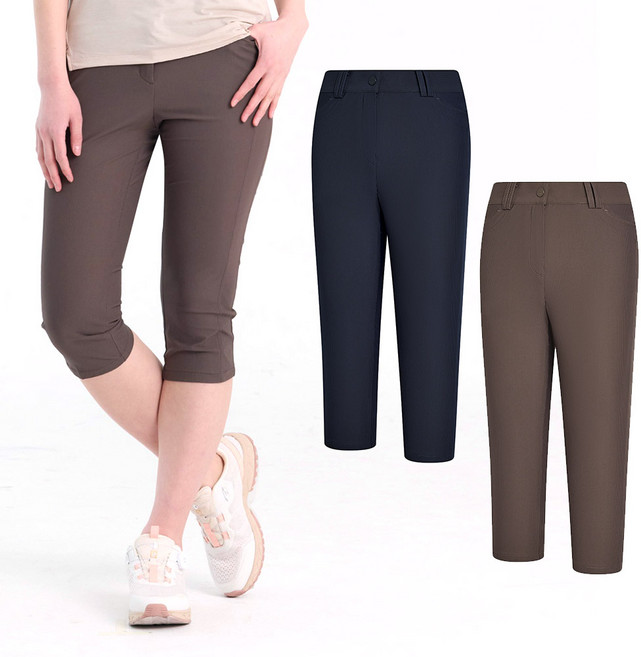 콜핑 여성 여름 크레오라 스트레치 7부 등산 바지 KSC987TP7W