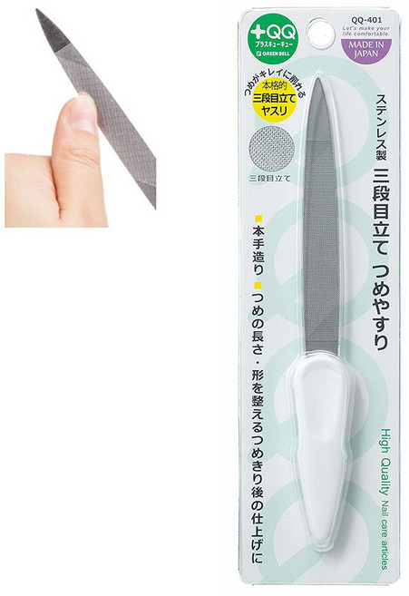 일본 그린벨 네일파일 손톱야스리 손톱줄, 그린벨 야스리 QQ-401, 1개