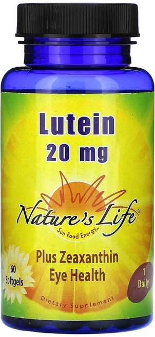 네이처스 라이프 루테인 20mg 소프트젤 60정, 60 개, 1개 - 쿠팡