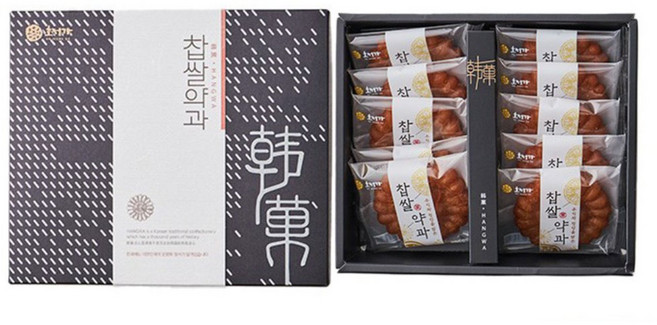 호정가 찹쌀약과 미니 선물세트 (소), 1개, 350g