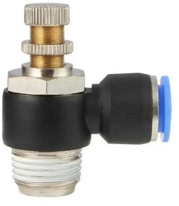 호환 공압 엘보 커넥터 튜브 에어 푸시 인 피팅 PLF 호스 OD 4 6 8mm - 암나사 M5'' 1/8'' 1/4'' 3/8'' 1/2, 04 PCF, 10 OD4mm-1I8