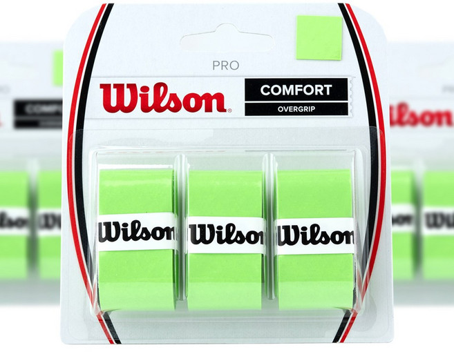 윌슨 프로오버그립 3입 그린 테니스전용 4014, 1세트